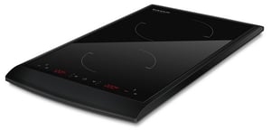 Taurus Darkfire Domino Black Countertop 31 cm Induction Cooktop with 2 cooking zones