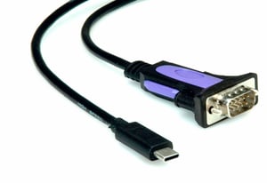 ROLINE 12.02.1170 adapter kablowy 1,8 m USB Type-C VGA (D-Sub) Czarny