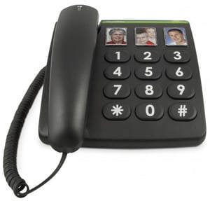 Doro 331ph DECT-Telefon, schwarz