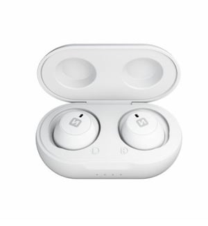 Swissten SV0154511010 słuchawki/zestaw słuchawkowy True Wireless Stereo (TWS) Douszny Połączenia/muzyka Micro-USB Bluetooth Biały