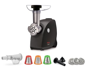 Tefal NE448 Fleischwolf 2000 W Schwarz, Edelstahl