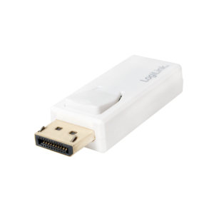LogiLink CV0100 DisplayPort to HDMI Cable Adapter, White
