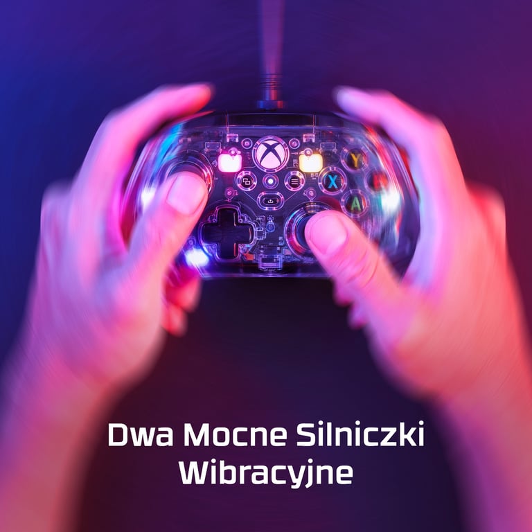 HyperX Clutch Gladiate – przewodowy kontroler do gier z podświetleniem RGB – Xbox