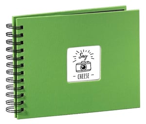 Hama Fine Art Photo Album, Green, 50 sheets, 10 x 15, spiral binding