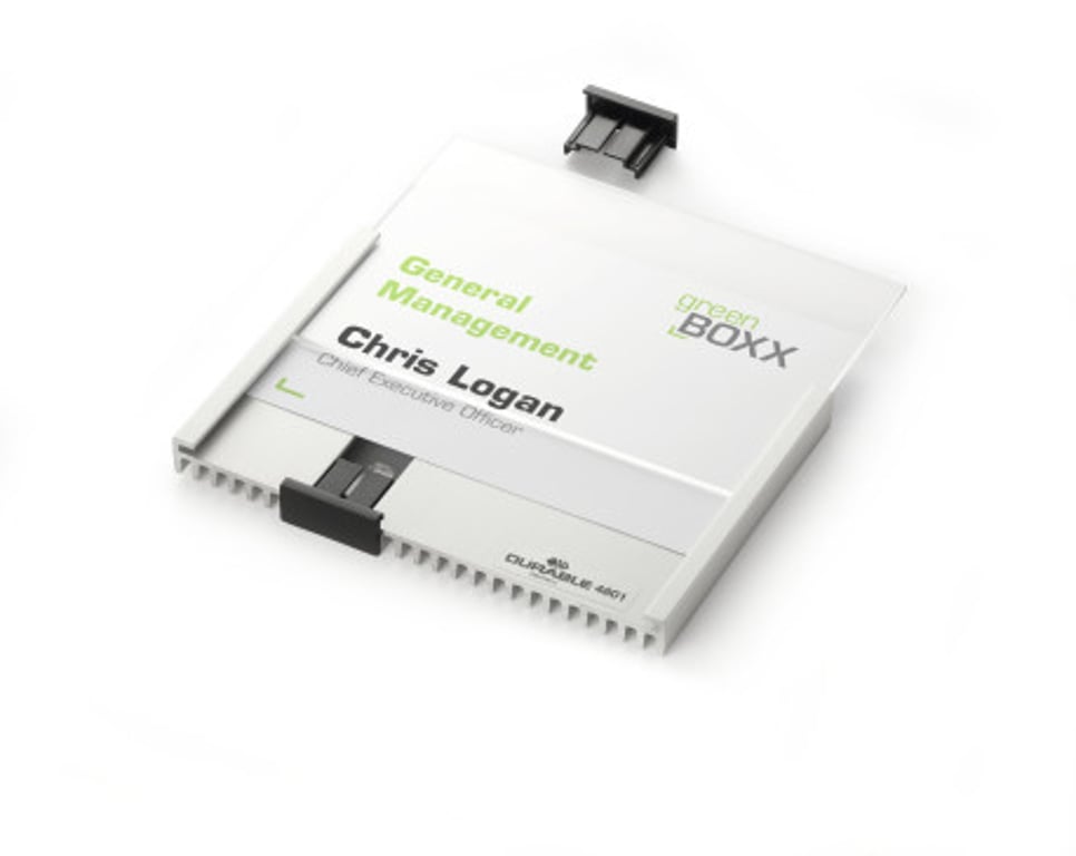 Durable 480123 Uchwyt na znak i stojak informacyjny Aluminium Srebrny