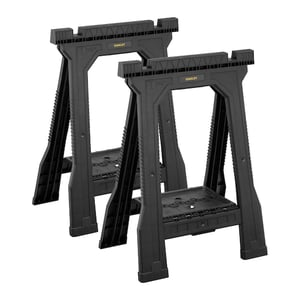 Stanley STST1-70355 Saw Horse, 2-pack. Plastic. Foldable.