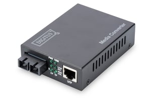 Digitus Media RJ45 10/100Base-TX till SC duplex 100Base-FX-konverterare, Tx/Rx 1310 nm, 2 km