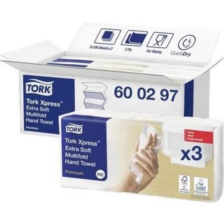 Tork 600297 ręcznik papierowy 100 ark. Biały