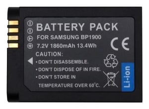 Extra Digital SM170951 bateria do aparatu/kamery Litowo-jonowa (Li-Ion) 1860 mAh