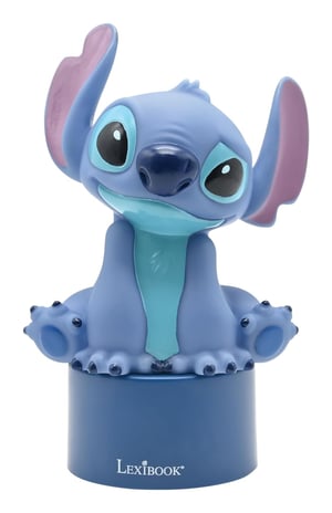 Lexibook Disney Stitch NS01D Children's Night Light, Freestanding, Blue LED