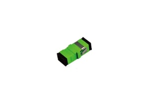 Extralink Adapter SC/APC Singlemode, Simplex, utan fläns, grön