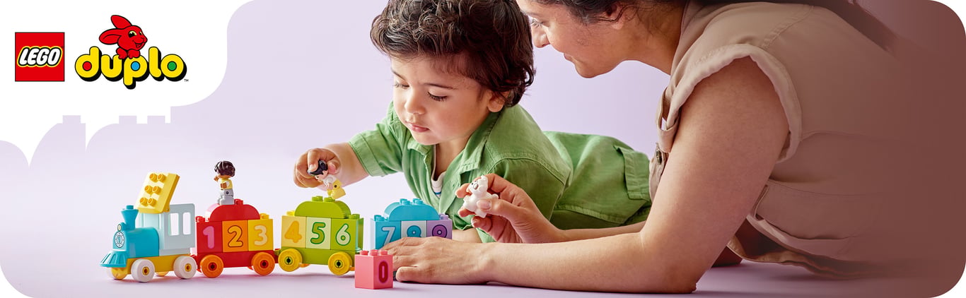 LEGO DUPLO Pociąg z cyferkami — nauka liczenia