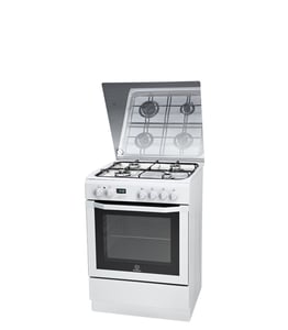 Indesit I6GMH6AG(W)/U Backofen Freistehender Herd Strom Gas Weiß