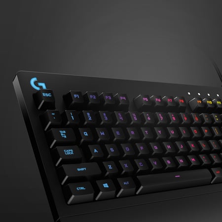 Logitech G G213 Prodigy klawiatura Gaming USB QWERTY Amerykański międzynarodowy Czarny