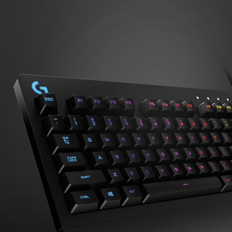 Logitech G G213 Prodigy klawiatura Gaming USB QWERTY Amerykański międzynarodowy Czarny