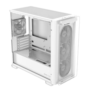 ASUS A23 PLUS TG ARGB WHITE Micro Tower Biały