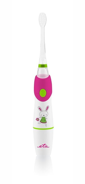 Eta Sonetic Dziecko Soniczna szczoteczka do zębów Limonka, Różowy, Biały