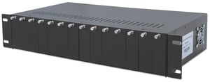 Intellinet 507356 2U-Gehäuse für Netzwerkgeräte, schwarz