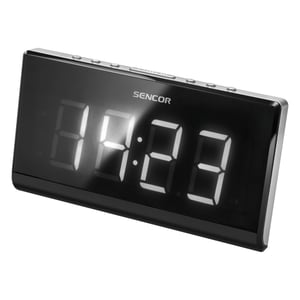 Sencor SRC 340 Digitaluhr mit Radio, schwarz