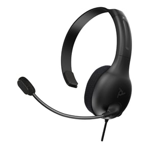PDP LVL30 Wired Gaming Headset with Headband, Black, Gray