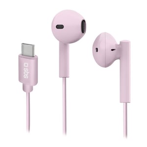 SBS TEEARTYCMIX65P Kopfhörer/Headset, kabellos, In-Ear, Anrufe/Musik, USB Typ C, rosa