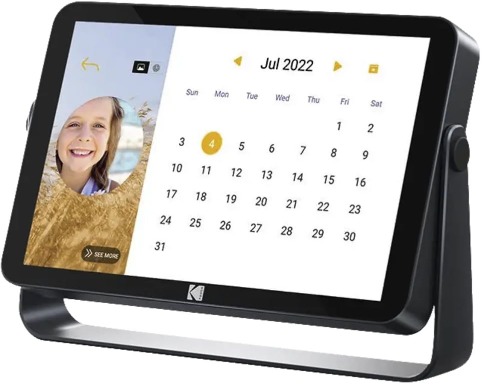 Kodak RWF-109VGR cyfrowa ramka na zdjęcia Czarny Wi-Fi