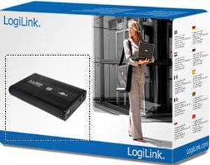LogiLink UA0082 3.5" Black Hard Drive Enclosure
