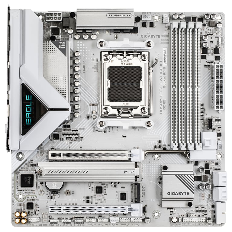 GIGABYTE B850M EAGLE WIFI6E ICE AMD B850 Gniazdo AM5 micro ATX
