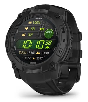 Garmin Instinct 3 Tactical Edition 3,3 cm (1.3") AMOLED 50 mm Cyfrowy 416 x 416 px Czarny GPS