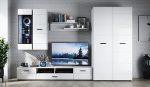Tuckano Väggskåp 300x193x54 CANADA vit högblank