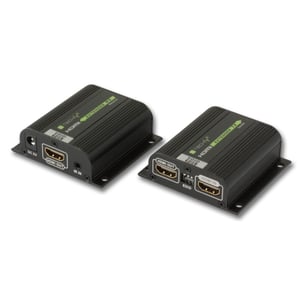 Techly IDATA EXT-E70POED AV Extender AV Transmitter and Receiver Black