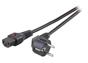 EFB Elektronik EK600SW.3 kabel zasilające Czarny 3 m Wtyczka zasilająca typu F C13 panel