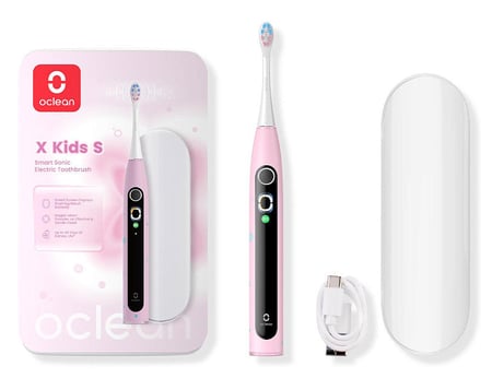 Oclean X Kids Set Dorosły Soniczna szczoteczka do zębów Różowy, Biały