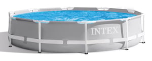Intex PrismFrame Basen ramowy W kształcie okręgu 4485 l Niebieski, Szary