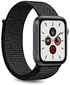 BIG BEN PUROAWBNYL40BLK – intelligentes persönliches Accessoire, Armband, schwarz, Nylon