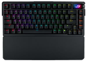 ASUS ROG Azoth Extreme gamingtangentbord USB + RF trådlöst + Bluetooth QWERTY engelska svart