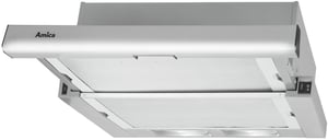 Amica OTS6234I Dunstabzugshaube, halb-einbaubar (ausziehbar), Edelstahl, 260 m³/h