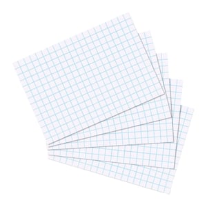 Herlitz 10621290 karta katalogowa Biały 100 szt.