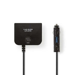 Nedis DCPA001 strömadapter/omformare Svart