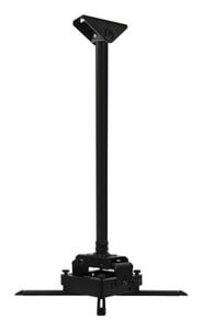 B-Tech BT893-FD Projektorhalterung für die Deckenmontage, schwarz, Chrom