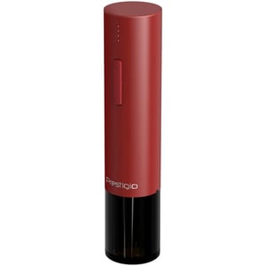 Prestigio PWO106RD Korkenzieher Elektrischer Weinöffner Rot
