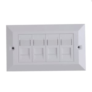 Lanview LVN126188UK – 4 RJ-45-uttag, vit