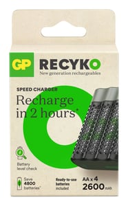 GP Batteries ReCyko+ M452 Akkuladegerät Akku für den Hausgebrauch USB