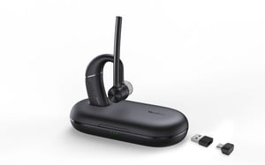 Yealink BH71 Pro USB-C/A Wireless Over-Ear Headset for Office/Call Center, USB Type-C, Bluetooth, Black