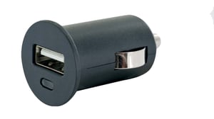 Schwaiger LPRO12 503 Portable Device Charger for Smartphones and Tablets, Black, Automatic Cigarette Lighter