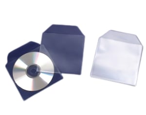 Q-CONNECT KF02207 skyddsfodral för datamedier, pappersfodral, genomskinligt