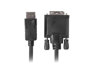 Lanberg CA-DPDV-10CU-0018-BK kabeladapter 1,8 m DisplayPort DVI-D Svart