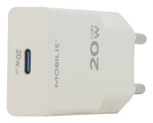 Mobilis 020025 ładowarka do urządzeń przenośnych Uniwersalne Biały Prąd przemienny Szybkie ładowanie Wewnętrzna