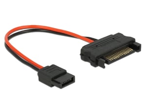 DeLOCK 84873 wewnętrzny kabel zasilający 0,1 m