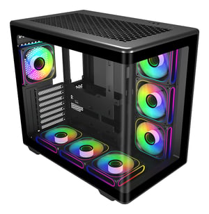 Cooler Master Elite 600 Midi Tower Czarny, Przezroczysty